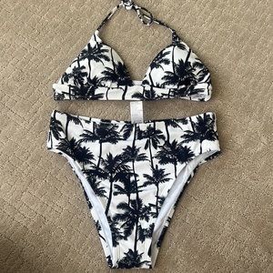 VYB palm tree bikini NWOT